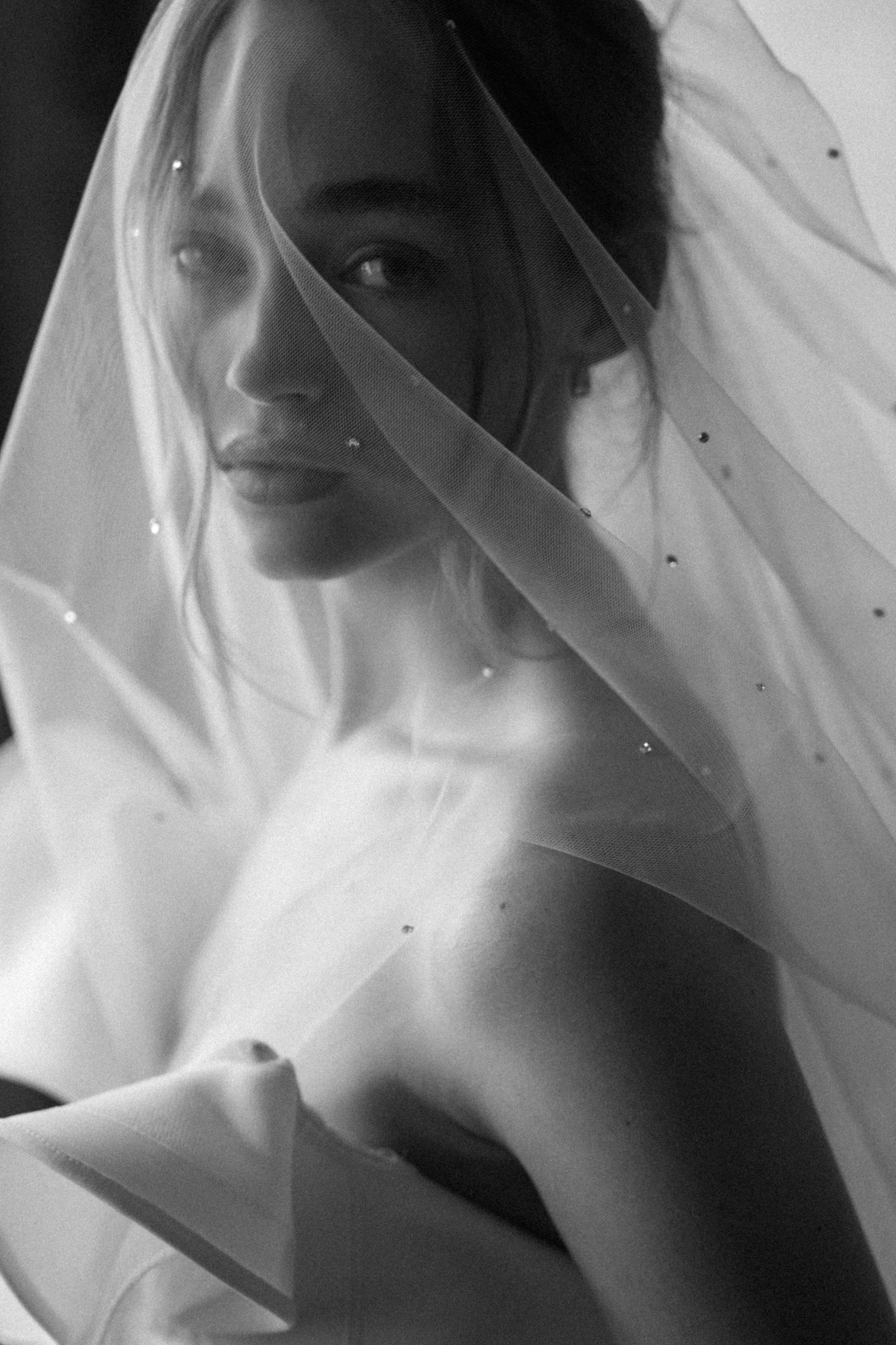 N18 - The Poof Veil With Sparkles