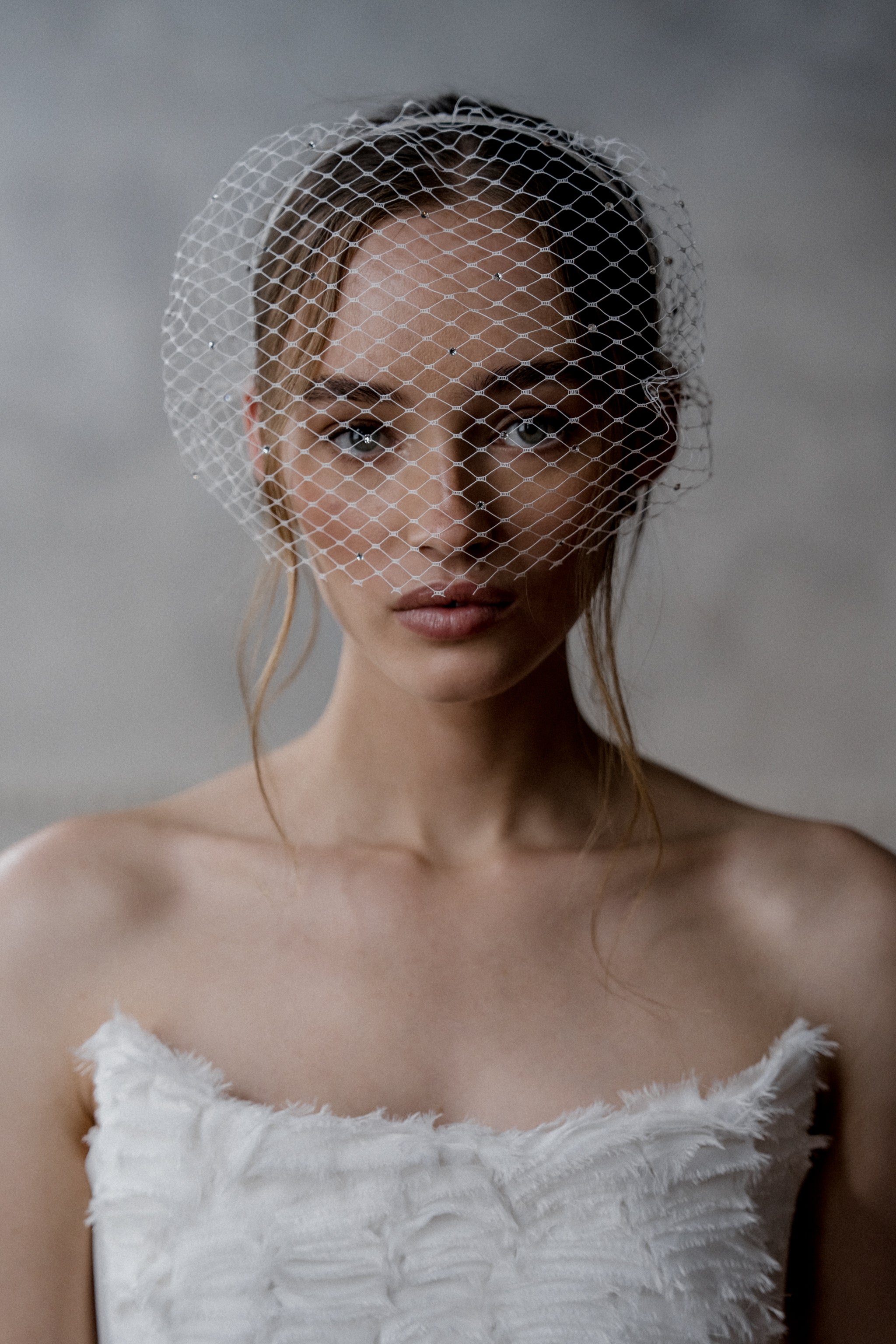 N20 - Sparkle Cage Veil