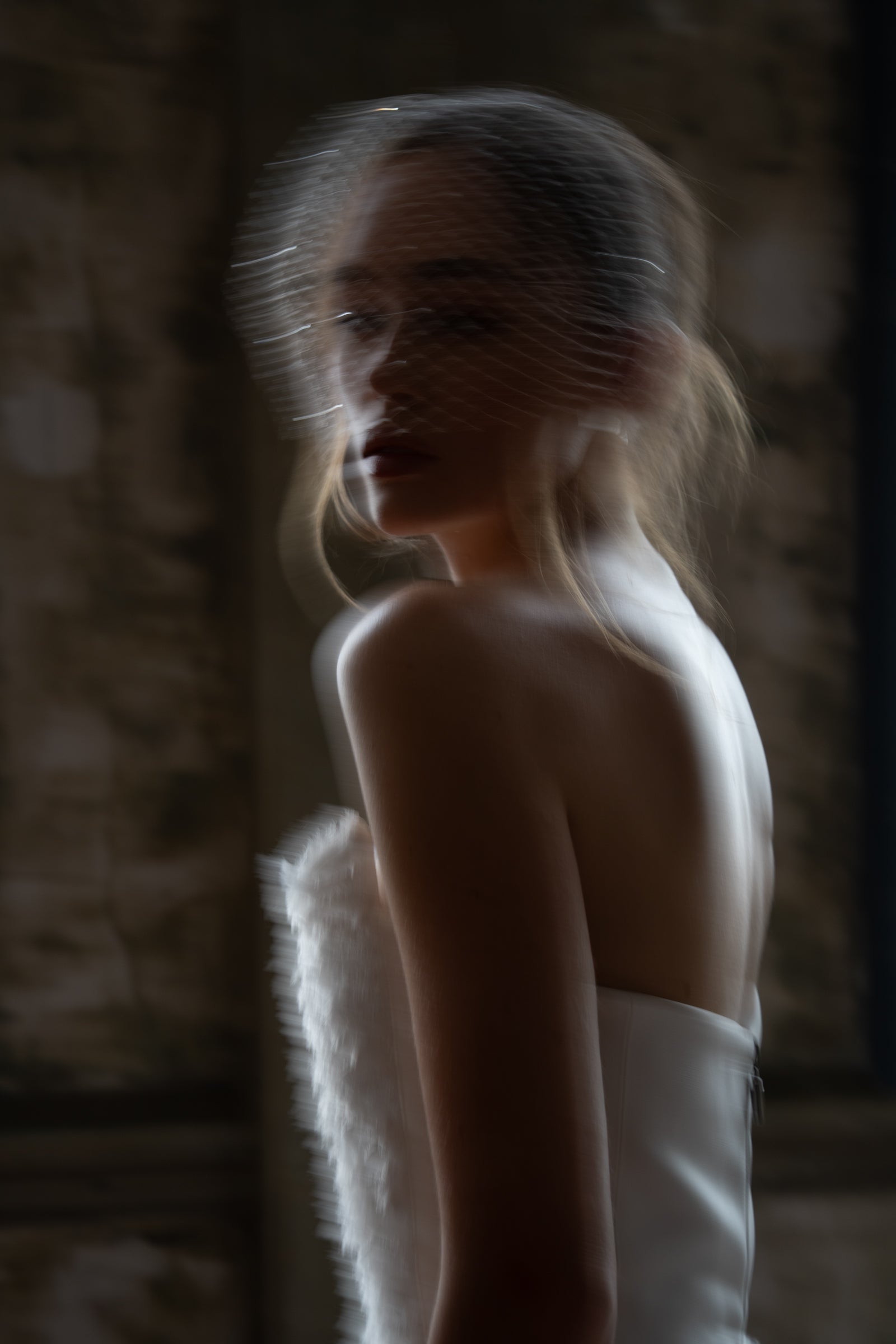 N20 - Sparkle Cage Veil